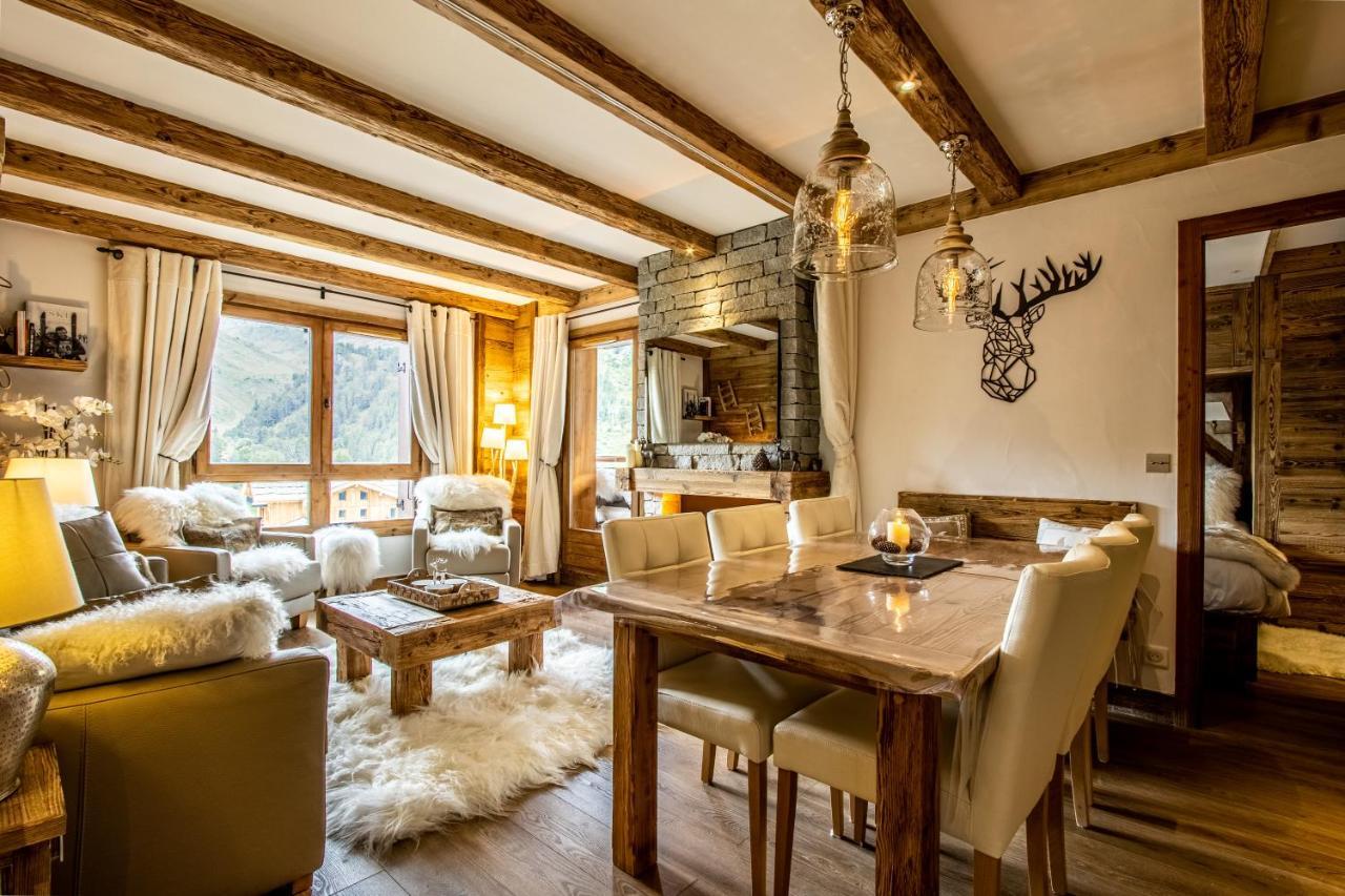 Arc 1950, Ambiance Chalet Luxe 5/7Pers Dans Residence 5* Skis Aux Pieds Avec Spa Les Arcs  Exteriér fotografie