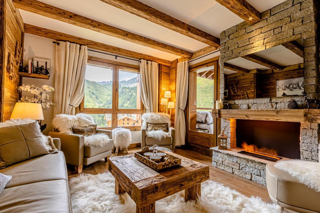 Arc 1950, Ambiance Chalet Luxe 5/7Pers Dans Residence 5* Skis Aux Pieds Avec Spa Les Arcs  Exteriér fotografie