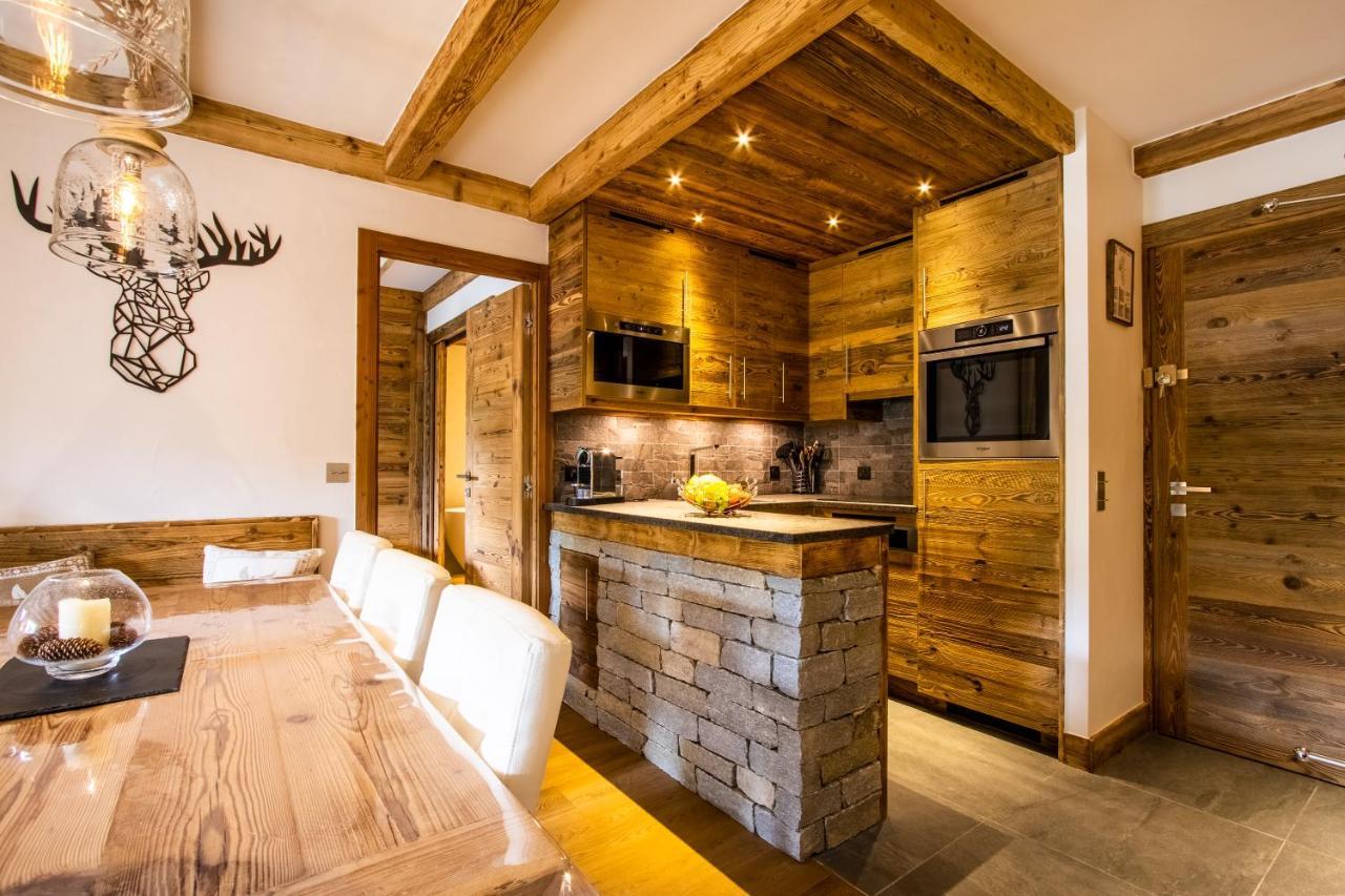 Arc 1950, Ambiance Chalet Luxe 5/7Pers Dans Residence 5* Skis Aux Pieds Avec Spa Les Arcs  Exteriér fotografie