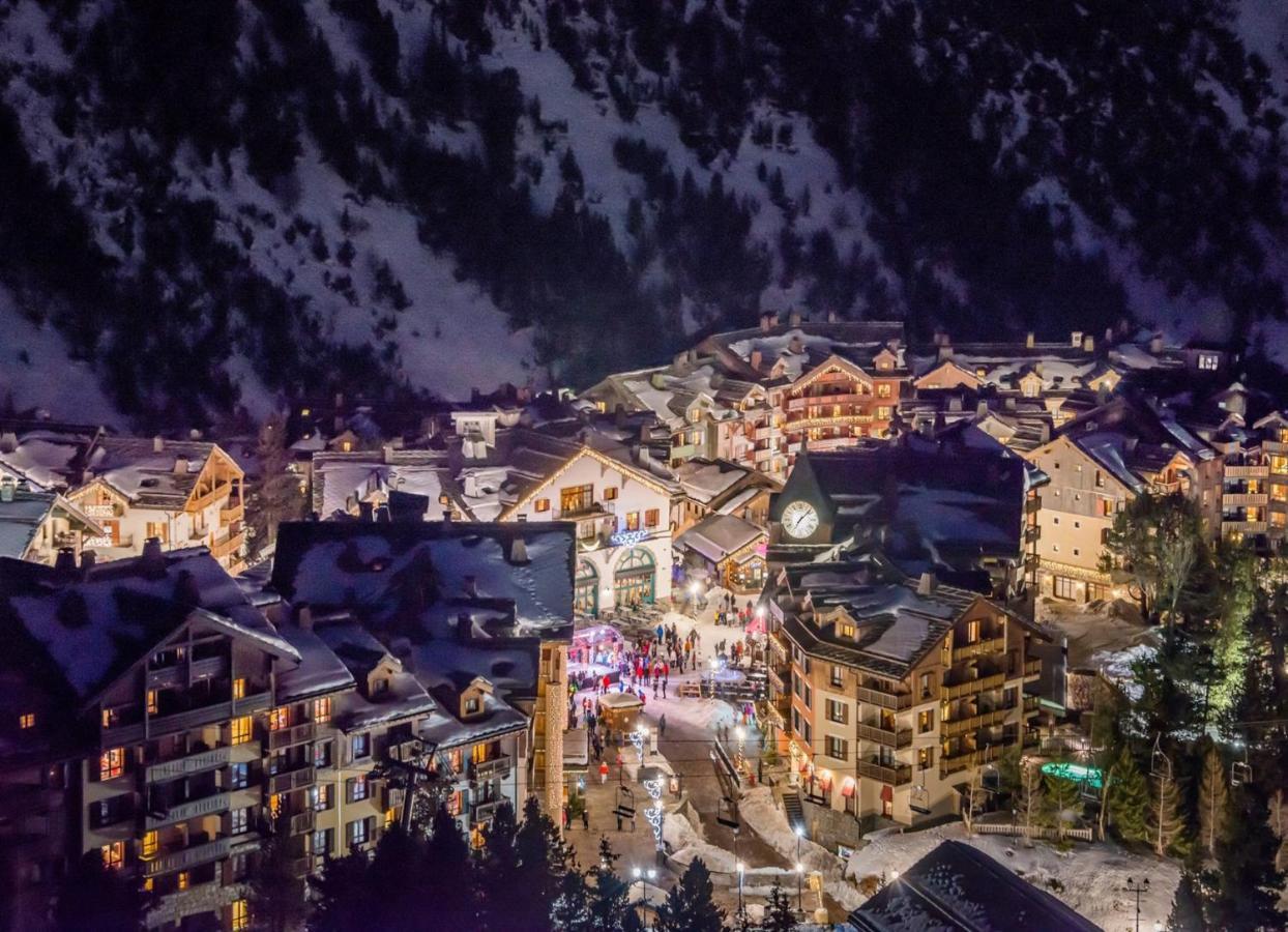 Arc 1950, Ambiance Chalet Luxe 5/7Pers Dans Residence 5* Skis Aux Pieds Avec Spa Les Arcs  Exteriér fotografie